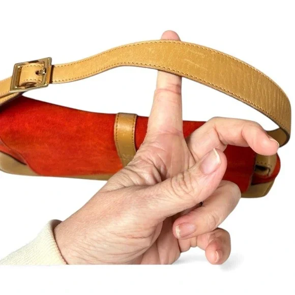 GUCCI Vintage Y2K Suede Leather Piston Lock Jackie Small Shoulder‎ Bag Authentic - Picture 9 of 16